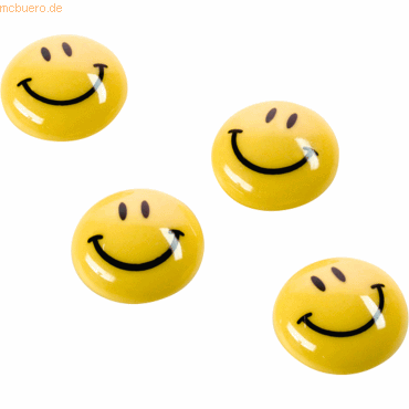 4013695028453 - Magnet ® Smiley 30mm 005kg Ferrit gelb 6 St Pack Durchmesser 30 mm - Magnetoplan 4013695028453 - Magnet ® Smiley 30mm 005kg Ferrit gelb 6 St Pack Durchmesser 30 mm - Magnetoplan