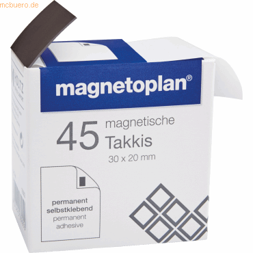 4013695030050 - TAKKIS im Spender selbstklebend 30x20x04mm 4013695030050 magnetoplan 45 Stück 4013695030050 - TAKKIS im Spender selbstklebend 30x20x04mm 4013695030050 magnetoplan 45 Stück