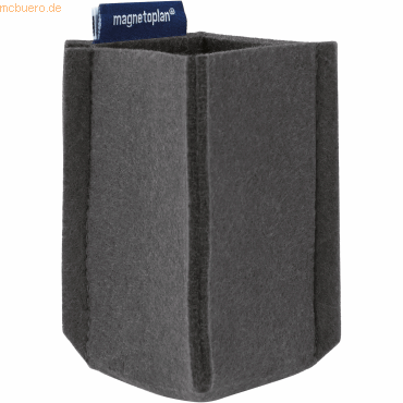 4013695062969 - Stifteköcher magnetoTray SMALL HxBxT 100 x 60 x 60 mm grau ab 10 Stk 4013695062969 - Stifteköcher magnetoTray SMALL HxBxT 100 x 60 x 60 mm grau ab 10 Stk