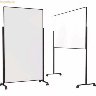 4013695064147 - Vario Magnetisches Whiteboard Freistehend Magnetisch Lackierter Stahl Doppelseitig 100 (B) x 180 (H) cm 4013695064147 - Vario Magnetisches Whiteboard Freistehend Magnetisch Lackierter Stahl Doppelseitig 100 (B) x 180 (H) cm