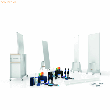 4013695066646 - Magnetoplan Whiteboard Set Design Thinking Medium Weiß speziallackiert Beide Seiten nutzbar Inkl Tafellöscher Inkl Stiftköcher Inkl Boardmarker Inkl 4013695066646 - Magnetoplan Whiteboard Set Design Thinking Medium Weiß speziallackiert Beide Seiten nutzbar Inkl Tafellöscher Inkl Stiftköcher Inkl Boardmarker Inkl
