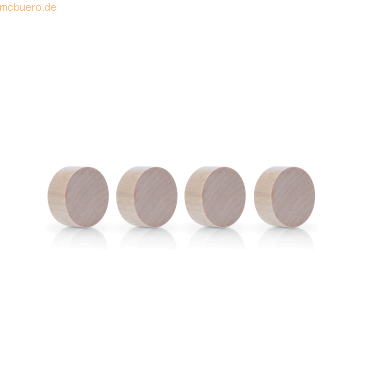 4013695067292 - Magnet Wood Series Circle 1665449 30mm Birke 4St 4013695067292 4 Stück 4013695067292 - Magnet Wood Series Circle 1665449 30mm Birke 4St 4013695067292 4 Stück