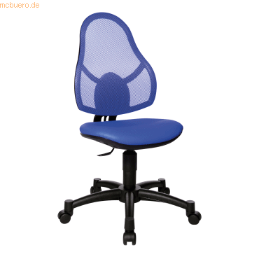 4014296025360 - Kinderdrehstuhl Open Art Junior ohne Armlehnen Muldensitz Netzrücken blau schwarz 4014296025360 - Kinderdrehstuhl Open Art Junior ohne Armlehnen Muldensitz Netzrücken blau schwarz