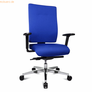4014296026152 - Bürodrehstuhl Profi Star 15 blau mit Armlehnen bis 110kg 4014296026152 Topstar