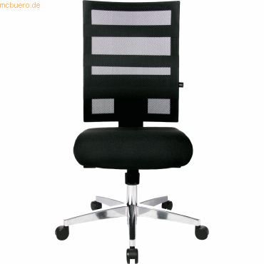 4014296037387 - Bürodrehstuhl mit Punktsynchrontechnik schwarz schwarz 450-550 mm ohne Armlehnen Tragfähigkeit 110 kg 4014296037387 - Bürodrehstuhl mit Punktsynchrontechnik schwarz schwarz 450-550 mm ohne Armlehnen Tragfähigkeit 110 kg