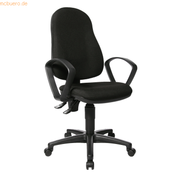 4014296067384 - Bürodrehstuhl Point 60 schwarz mit Armlehnen bis 110kg 4014296067384 Topstar 4014296067384 - Bürodrehstuhl Point 60 schwarz mit Armlehnen bis 110kg 4014296067384 Topstar