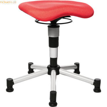 4014296107011 - Hocker BAL27G21 Body Balance 20 rot mit Bodengleitern höhenverstellbar bis 110kg 4014296107011 Topstar 4014296107011 - Hocker BAL27G21 Body Balance 20 rot mit Bodengleitern höhenverstellbar bis 110kg 4014296107011 Topstar