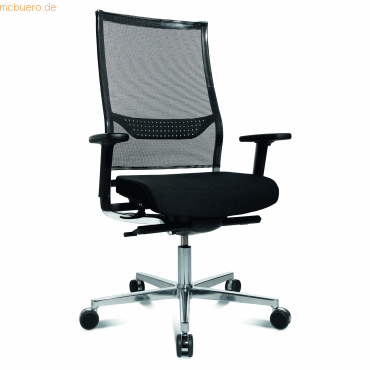 4014296204628 - Bürodrehstuhl NEW ALUART schwarz mit Armlehnen bis 110kg 4014296204628 Topstar 4014296204628 - Bürodrehstuhl NEW ALUART schwarz mit Armlehnen bis 110kg 4014296204628 Topstar