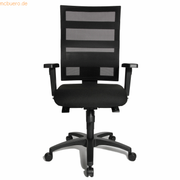 4014296210940 - Bürodrehstuhl X-Pander Plus schwarz mit Armlehnen bis 110kg 4014296210940 Topstar