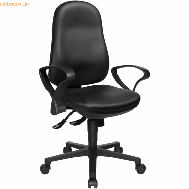 4014296230580 - Bürodrehstuhl Support SY 8550SD10 Kunstleder SU Armlehnen sw 4014296230580 Topstar 4014296230580 - Bürodrehstuhl Support SY 8550SD10 Kunstleder SU Armlehnen sw 4014296230580 Topstar