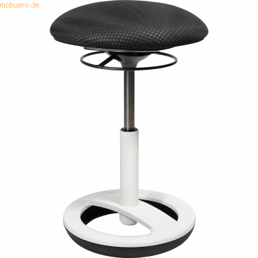4014296324913 - Hocker SU43BR0 Sitness Bob schwarz weiß höhenverstellbar bis 110kg 4014296324913 Topstar 4014296324913 - Hocker SU43BR0 Sitness Bob schwarz weiß höhenverstellbar bis 110kg 4014296324913 Topstar
