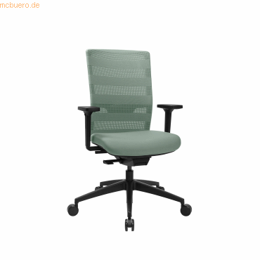 4014296929026 - Bürostuhl Sitness AirWork mit Armlehnen 3D-Auto-Synchronmechanik Muldensitz Netzrücken mint schwarz 4014296929026 - Bürostuhl Sitness AirWork mit Armlehnen 3D-Auto-Synchronmechanik Muldensitz Netzrücken mint schwarz