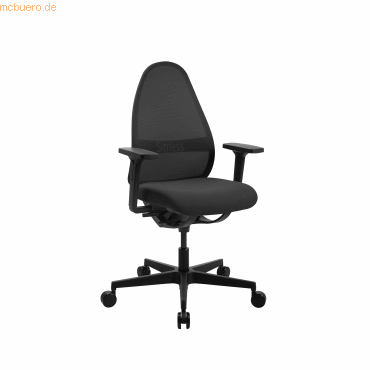 4014296962016 - Bürodrehstuhl Soft Sitness Art schwarz mit Armlehnen bis 110kg 4014296962016 Topstar 4014296962016 - Bürodrehstuhl Soft Sitness Art schwarz mit Armlehnen bis 110kg 4014296962016 Topstar