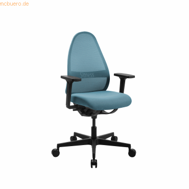 4014296963341 - Bürostuhl SOFT SITNESS ART Synchronmechanik mit Armlehnen blau Topstar 4014296963341 - Bürostuhl SOFT SITNESS ART Synchronmechanik mit Armlehnen blau Topstar
