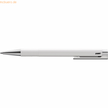 4014519631729 - Druckkugelschreiber LAMY 204 Logo M nachfüllbar inkl blauschreibender Großraummine weiß 4014519631729 - Druckkugelschreiber LAMY 204 Logo M nachfüllbar inkl blauschreibender Großraummine weiß