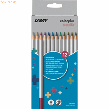 4014519729891 - colorplus metallic Buntstifte farbsortiert 4014519729891 12 Stück
