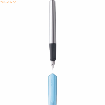 4014519763604 - LAMY nexx Patronenfüller azure silber A (für Anfänger) 4014519763604 - LAMY nexx Patronenfüller azure silber A (für Anfänger)