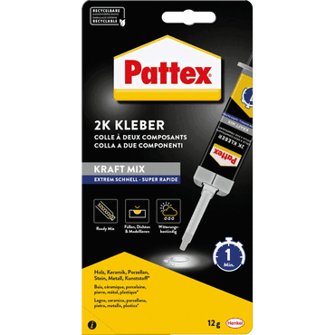 4015000417372 - Klebstoff 2K Kleber Kraft Mix Schnell 12g 4015000417372 - Klebstoff 2K Kleber Kraft Mix Schnell 12g