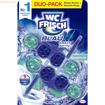 4015000969574 - WC frisch Duftspüler Kraft Aktiv W2F2 Ozeanfrische 2 Stück 4015000969574 - WC frisch Duftspüler Kraft Aktiv W2F2 Ozeanfrische 2 Stück