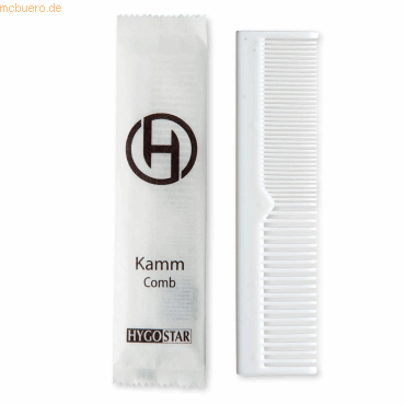 4015544718775 - HYGOSTAR Kamm 556110 Kunststoff ws 100St 4015544718775 GmbH 100 Stück 4015544718775 - HYGOSTAR Kamm 556110 Kunststoff ws 100St 4015544718775 GmbH 100 Stück