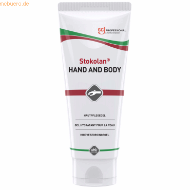 4016208363720 - Deb Stoko® Stokolan® Hand & Body Feuchtigkeitslotion Feuchtigkeitsspendende Lotion für Hände und Körper 100 ml - Tube 4016208363720 - Deb Stoko® Stokolan® Hand & Body Feuchtigkeitslotion Feuchtigkeitsspendende Lotion für Hände und Körper 100 ml - Tube