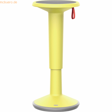 4016849902517 - Sitz- Stehhilfe interstuhl StandUP inkl Tragerinne höhenverstellbar B 330 x H 590-845 mm Kunststoff zitronengelb 4016849902517 - Sitz- Stehhilfe interstuhl StandUP inkl Tragerinne höhenverstellbar B 330 x H 590-845 mm Kunststoff zitronengelb