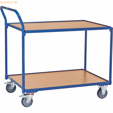 4017976227443 - Fetra - Tischwagen mit Holzwerkstoffplatten 2 Etagen 1135x700x1040mm Außenmaße 4017976227443 - Fetra - Tischwagen mit Holzwerkstoffplatten 2 Etagen 1135x700x1040mm Außenmaße