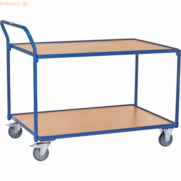 4017976227467 - Fetra - Tischwagen mit Holzwerkstoffplatten 2 Etagen 1335x800x1040mm Außenmaße 4017976227467 - Fetra - Tischwagen mit Holzwerkstoffplatten 2 Etagen 1335x800x1040mm Außenmaße