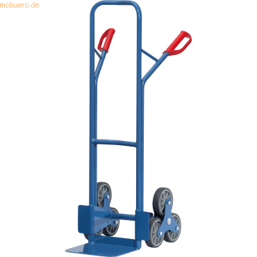 4017976313252 - Sackkarre TK1325 tragfähig bis 200kg blau 32x25cm Stahl mit 3-Rad-Stern für Treppen