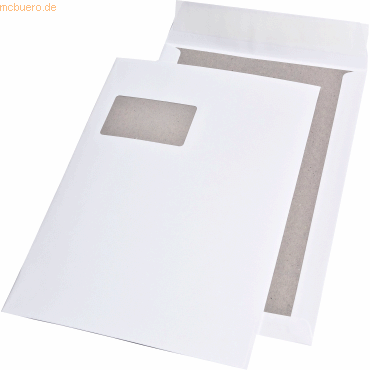 4018529003620 - Versandtaschen BlessOf 30022359 mit Papprückwand C4 mit Fenster haftklebend 120g weiß 4018529003620 100 Stück