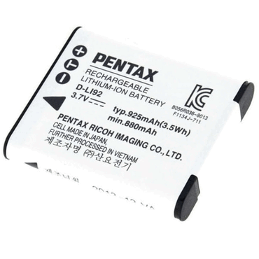 4021499396777 - Akku für D-LI92 Li-Ion 37 Volt 925 mAh Schwarz