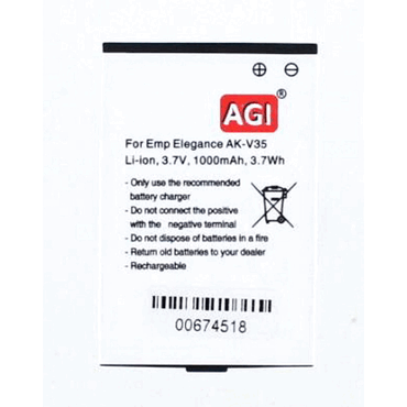 4021499482777 - Akku für Emporia Elegance Plus Li-Ion 37 Volt 1000 mAh Schwarz 4021499482777 - Akku für Emporia Elegance Plus Li-Ion 37 Volt 1000 mAh Schwarz
