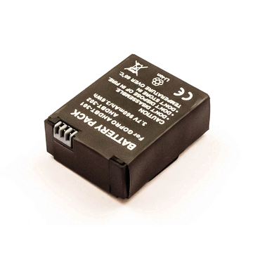 4021499563681 - Akku für Gopro Hero 3+ Li-Ion 37 Volt 950 mAh Weiß