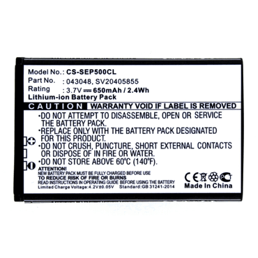 4021499578128 - Akku für Swissvoice ePure fulleco Duo Li-Ion 37 Volt 650 mAh Sch