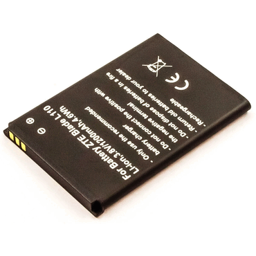 4021499585560 - Akku für Zte Li3814T43P3H634445 Li-Ion 37 Volt 1200 mAh Schwarz 4021499585560 - Akku für Zte Li3814T43P3H634445 Li-Ion 37 Volt 1200 mAh Schwarz
