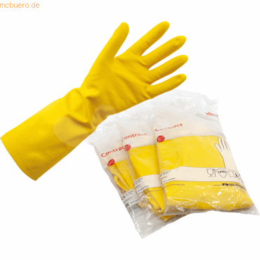 4023103245044 - Gummihandschuhe Contract gelb Größe S 4023103245044 Vileda 4023103245044 - Gummihandschuhe Contract gelb Größe S 4023103245044 Vileda