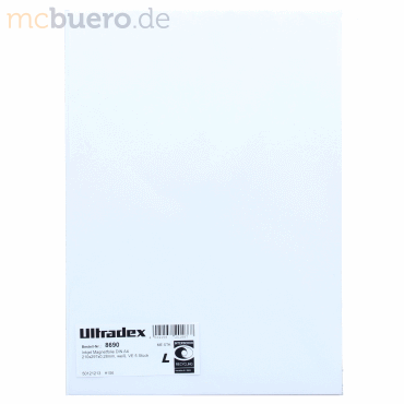 4024158201887 - Magnetfolie für Inkjet Drucker 28my weiß A4 5 Stück   Pack 86