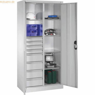 4025314088779 - Werkzeugschrank 8921305S10040 6Bd 8Sch 1950x930x500mm lgr lgr 4025314088779 C+P-Möbel 4025314088779 - Werkzeugschrank 8921305S10040 6Bd 8Sch 1950x930x500mm lgr lgr 4025314088779 C+P-Möbel