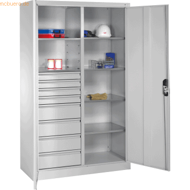 4025314095302 - Werkzeugschrank 8931305S10051 6Bd 6Sch 1950x1200x500mm lgr lgr 4025314095302 C+P-Möbel 4025314095302 - Werkzeugschrank 8931305S10051 6Bd 6Sch 1950x1200x500mm lgr lgr 4025314095302 C+P-Möbel