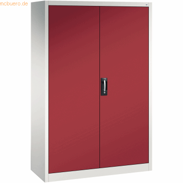 4025314104622 - CP Stahlschrank C 2000 Acurado 9480-000 lichtgrau rubinrot 1200 x 500 x 1950 cm aufgebaut 4025314104622 - CP Stahlschrank C 2000 Acurado 9480-000 lichtgrau rubinrot 1200 x 500 x 1950 cm aufgebaut