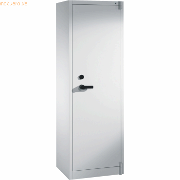 4025314206777 - Sicherheitsschrank 1161-000 Stahl abschließbar + feuerfest 5 OH 65 x 195 x 50 cm lichtgrau 4025314206777 C+P-Möbel