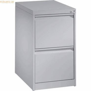 4025314217391 - Hängeregistraturschränke einbahnig 2 Schubfächer silber 4025314217391 C+P-Möbel