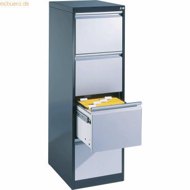 4025314218060 - Hängeregistraturschrank Acurado 12434311S10006 A4 4Schübe sgr lgr 4025314218060 C+P-Möbel 4025314218060 - Hängeregistraturschrank Acurado 12434311S10006 A4 4Schübe sgr lgr 4025314218060 C+P-Möbel
