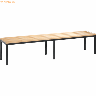 4025314600711 - Garderobenbank Basic 8052-000 Holz 196cm freistehend buche anthrazit 4025314600711 C+P-Möbel 4025314600711 - Garderobenbank Basic 8052-000 Holz 196cm freistehend buche anthrazit 4025314600711 C+P-Möbel