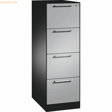 4025314976434 - CP Hängeregistraturschrank Asisto 146225411S10035 A4 1-bahnig silbergr