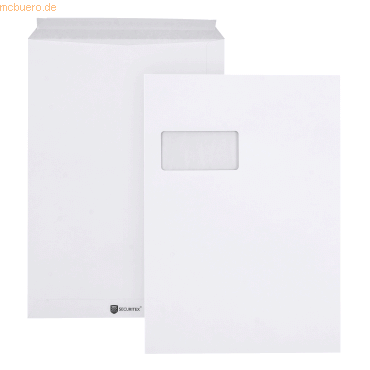 4026283035535 - Versandtaschen Securitex Expander 00014220 C4 mit Fenster haftklebend 130g weiß 4026283035535 100 Stück 4026283035535 - Versandtaschen Securitex Expander 00014220 C4 mit Fenster haftklebend 130g weiß 4026283035535 100 Stück