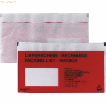 4026283053362 - Lieferscheintaschen 00014031 Din Lang LIEFERSCHEIN - RECHNUNG haftklebend 4026283053362 1000 Stück 4026283053362 - Lieferscheintaschen 00014031 Din Lang LIEFERSCHEIN - RECHNUNG haftklebend 4026283053362 1000 Stück