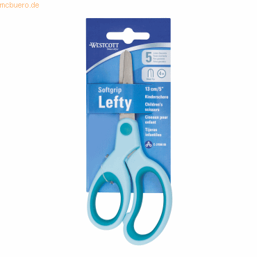 4027521513273 - Westcott Kinderschere E-21586 00 li runde Spitze 13cm türkis 4027521513273 ACME United 4027521513273 - Westcott Kinderschere E-21586 00 li runde Spitze 13cm türkis 4027521513273 ACME United