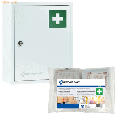 4027521523678 - Medizinschrank DIN 13169 weiß 4027521523678 FIRST AID ONLY 4027521523678 - Medizinschrank DIN 13169 weiß 4027521523678 FIRST AID ONLY