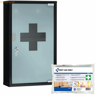 4027521523715 - Medizinschrank DIN 13169 schwarz 4027521523715 FIRST AID ONLY 4027521523715 - Medizinschrank DIN 13169 schwarz 4027521523715 FIRST AID ONLY